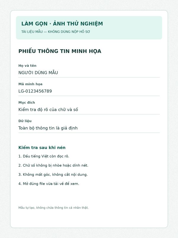 Phiếu thông tin giả trước xử lý, ảnh xem trước; file gốc 1500 × 2000 pixel và 739170 byte